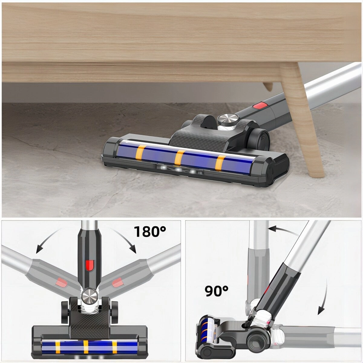 Cordless Stick Vacuum Cleaner 4-in-1 Handheld Vacuum Cleaner. Brushless. 20KPA