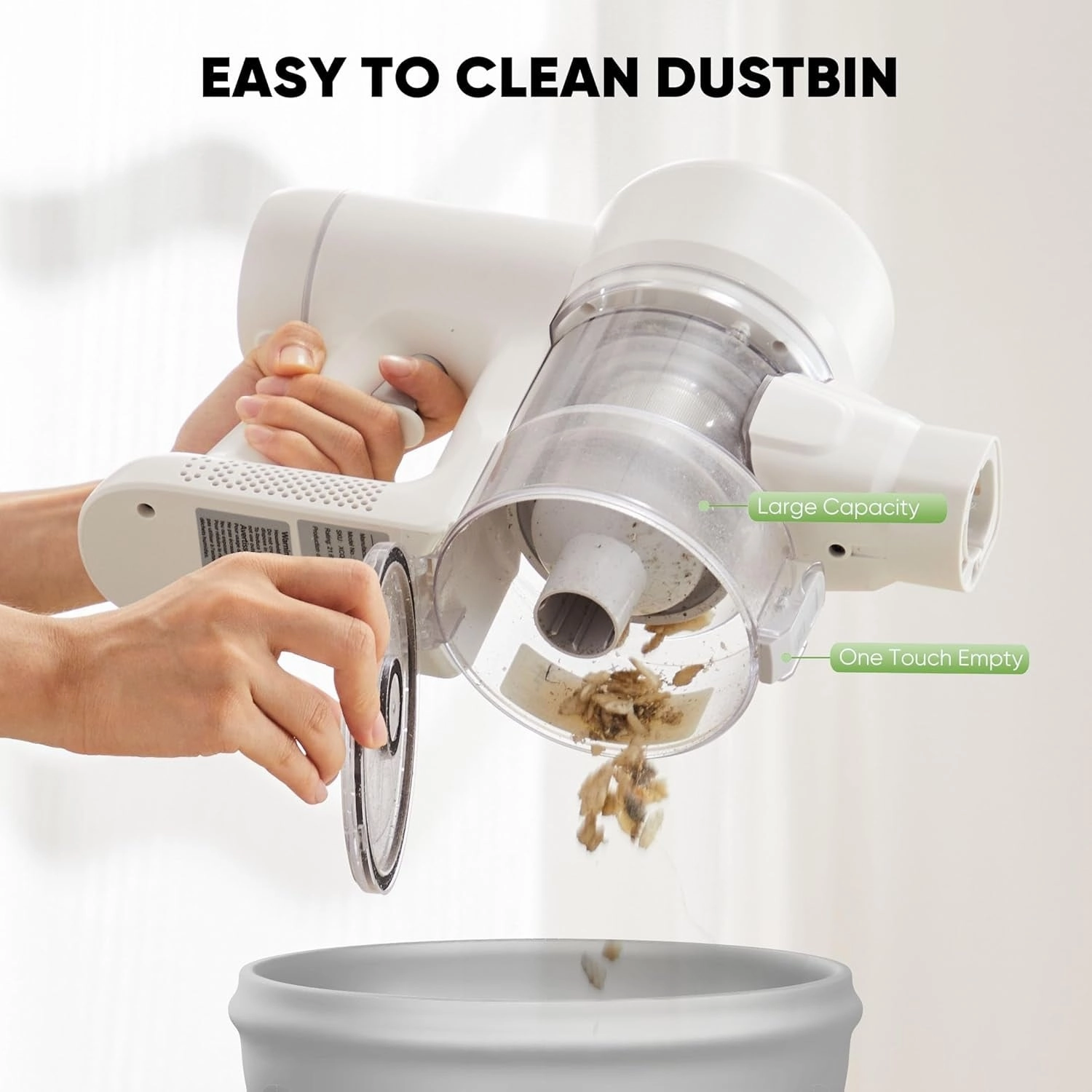 Cordless Stick Vacuum Cleaners for Home Rechargeable Lightweight for Hard Floor and Pet Hair Removal. Handheld Carpet Sweeper