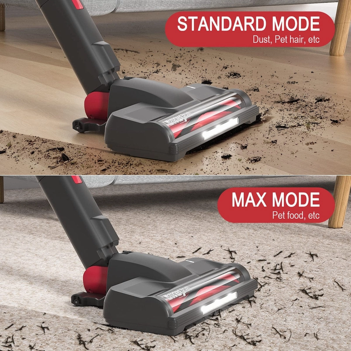 Cordless Vacuum Cleaner. 175W Stick Vacuum Cleaner with Self-Standing