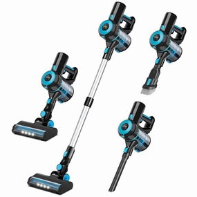 Cordless Vacuum Cleaner. 8-in-1 Stick Vacuum Cleaner. 25Kpa Powerful Suction Vacuum with 45 Mins Runtime Detachable Battery