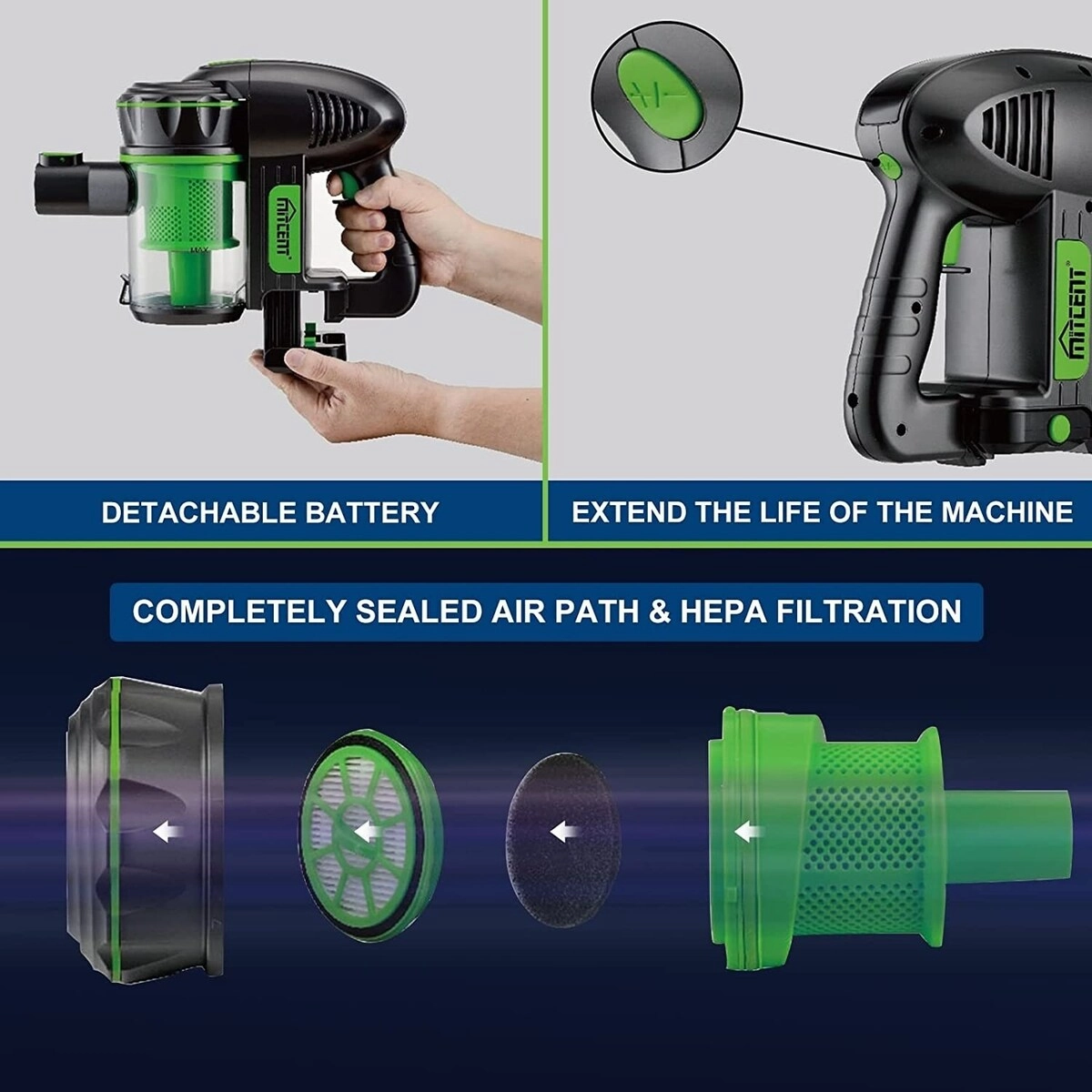 Cordless Vacuum Cleaner Cordless Stick Vacuum Cleaner Rechargeable