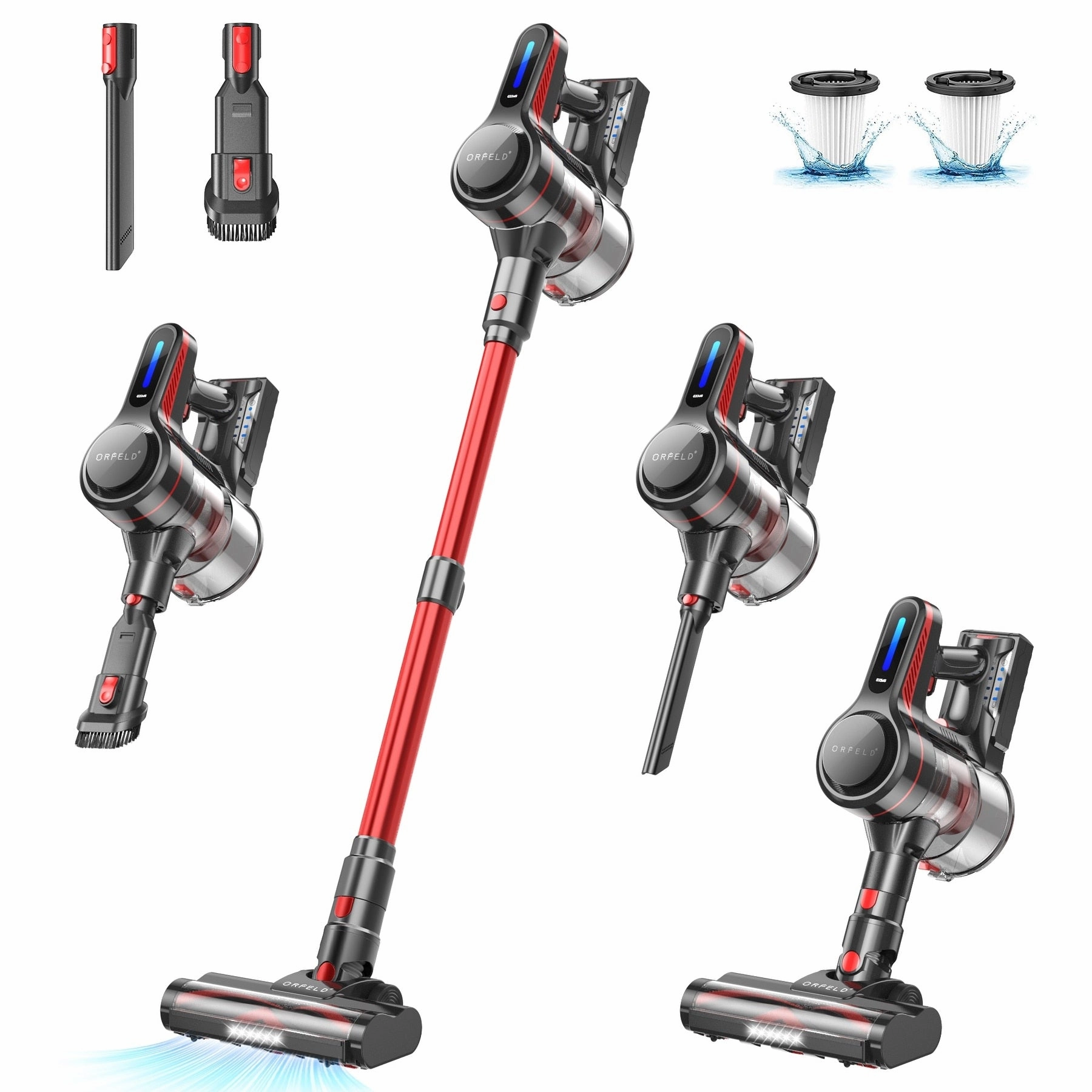 Cordless Vacuum Cleaner for Hardwood Floor Carpet Pet Hair - Cordless Vacuum Cleaner