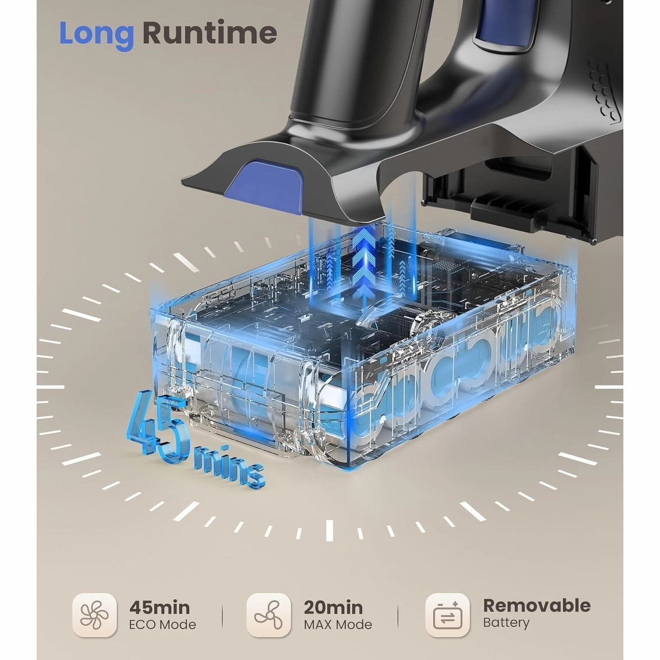 Cordless Vacuum Cleaner for Hardwood Floor Carpet Pet Hair - Cordless Vacuum Cleaner
