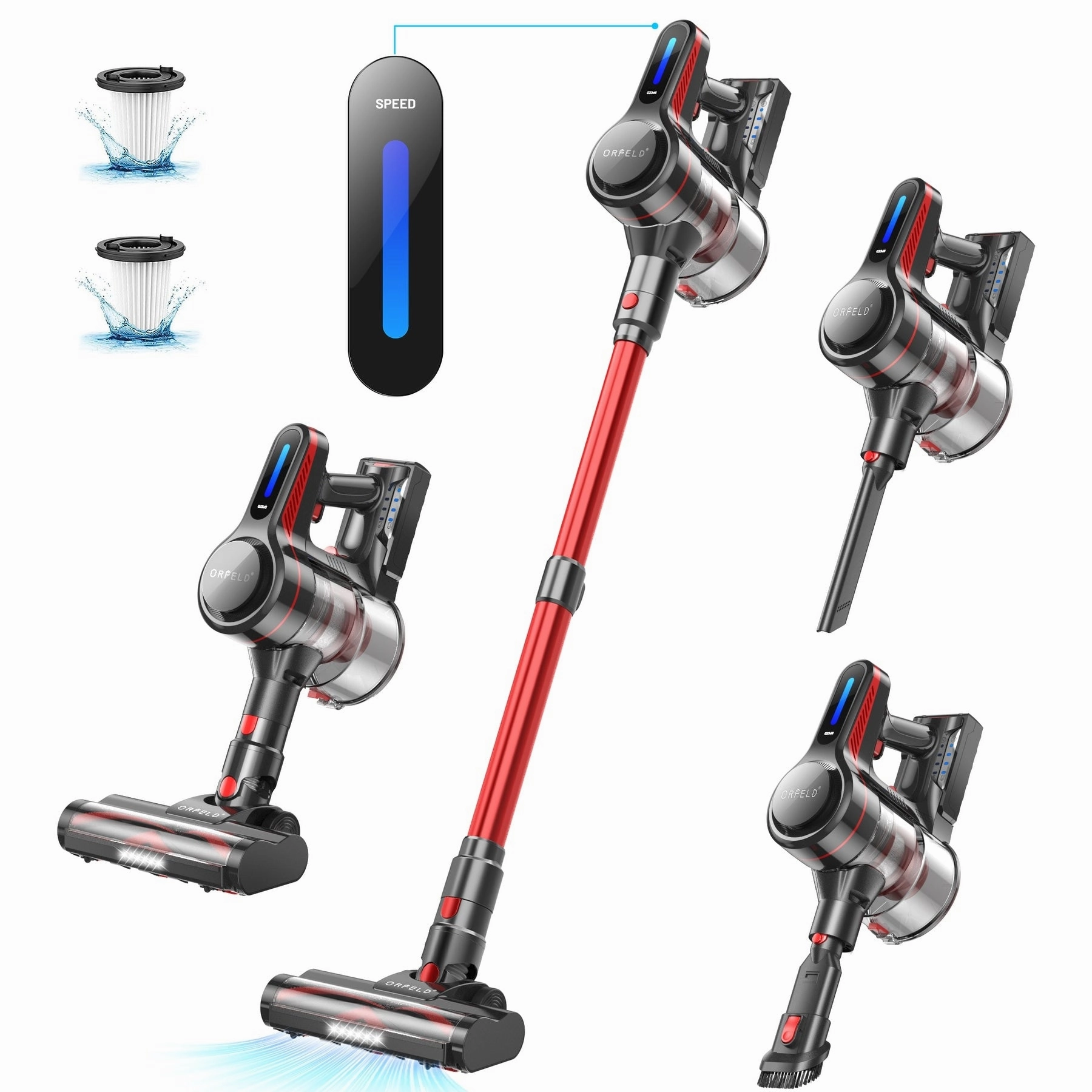 Cordless Vacuum Cleaner for Hardwood Floor Carpet Pet Hair - Cordless Vacuum Cleaner