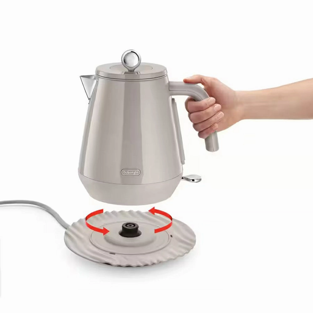 DeLonghi Eclettica Kettle - Cream | KBY3001.BG