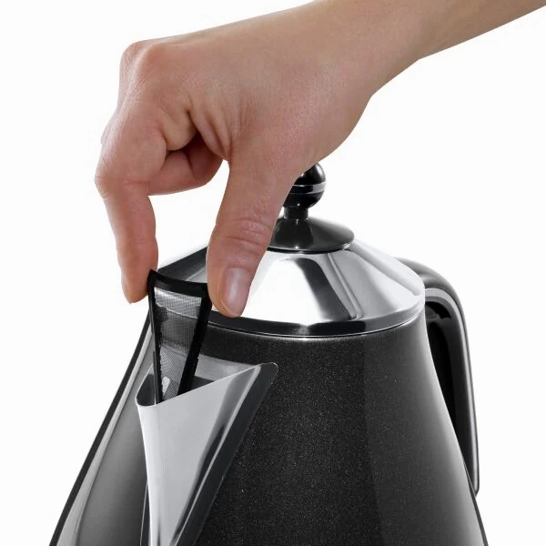 DeLonghi Icona Micalite 1.7L 2000W Jug Kettle - Black | KBOM3001.BK
