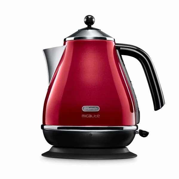 DeLonghi Icona Micalite 1.7L 2000W Jug Kettle - Red | KBOM3001.R