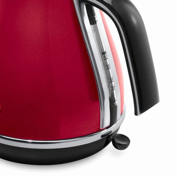 DeLonghi Icona Micalite 1.7L 2000W Jug Kettle - Red | KBOM3001.R