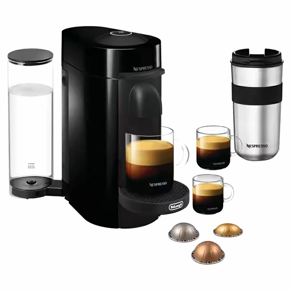 DeLonghi Nespresso Vertuo Plus Capsule Coffee Machine - Black | ENV150.B