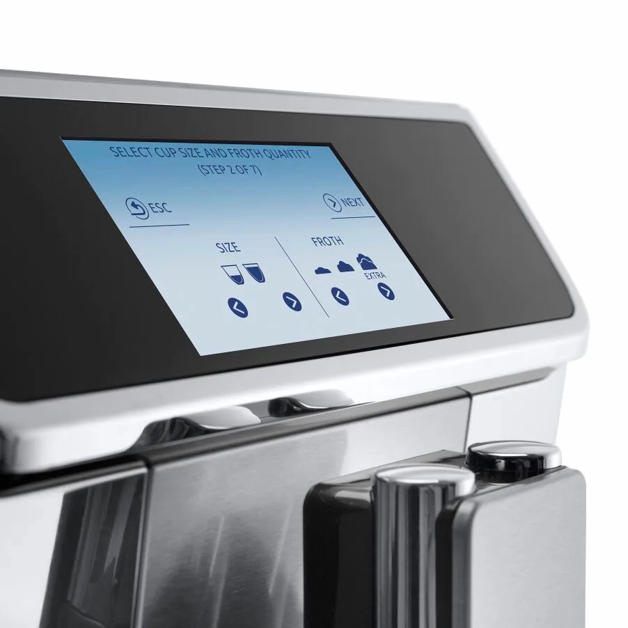 DeLonghi PrimaDonna Elite Experience 2L Automatic Coffee Machine - Metal Silver | ECAM650.85.MS