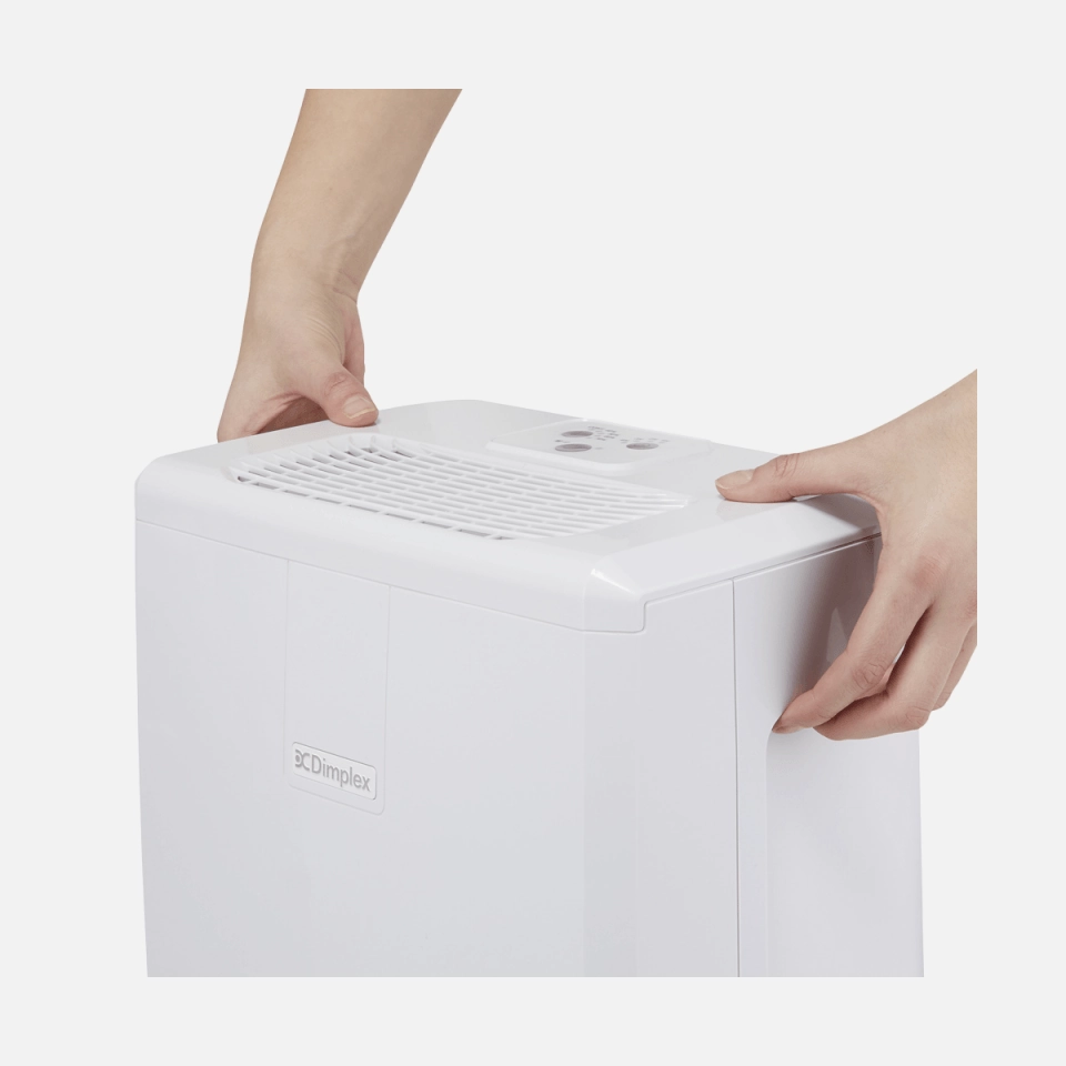 Dimplex 10L Freestanding Dehumidifier - White & Light Grey | EVERDRI10L