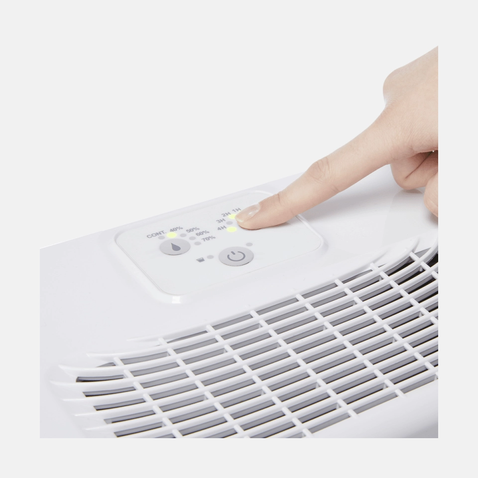 Dimplex 10L Freestanding Dehumidifier - White & Light Grey | EVERDRI10L
