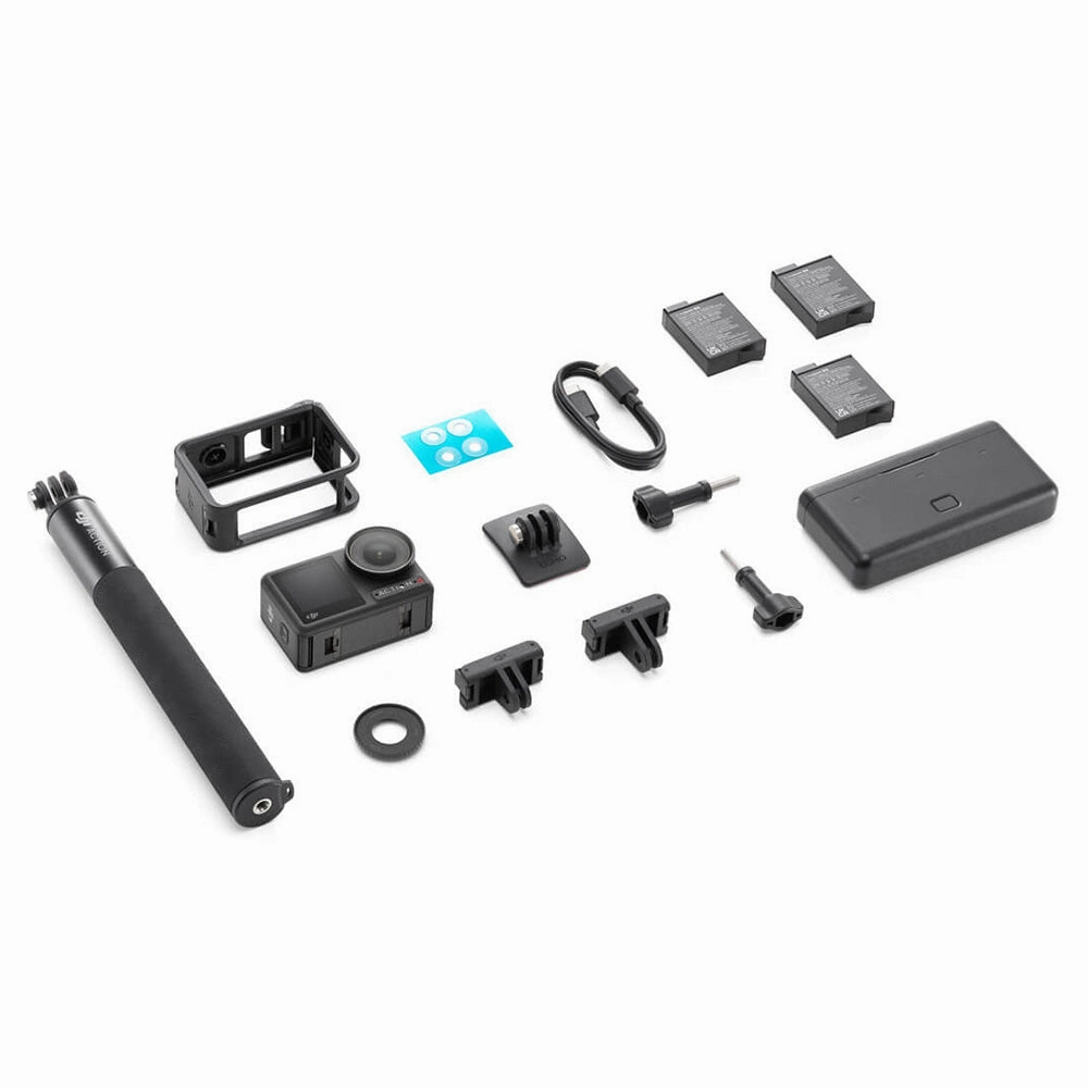 DJI Osmo Action 4 Camera Adventure Combo - Black | CP.OS.00000270.01