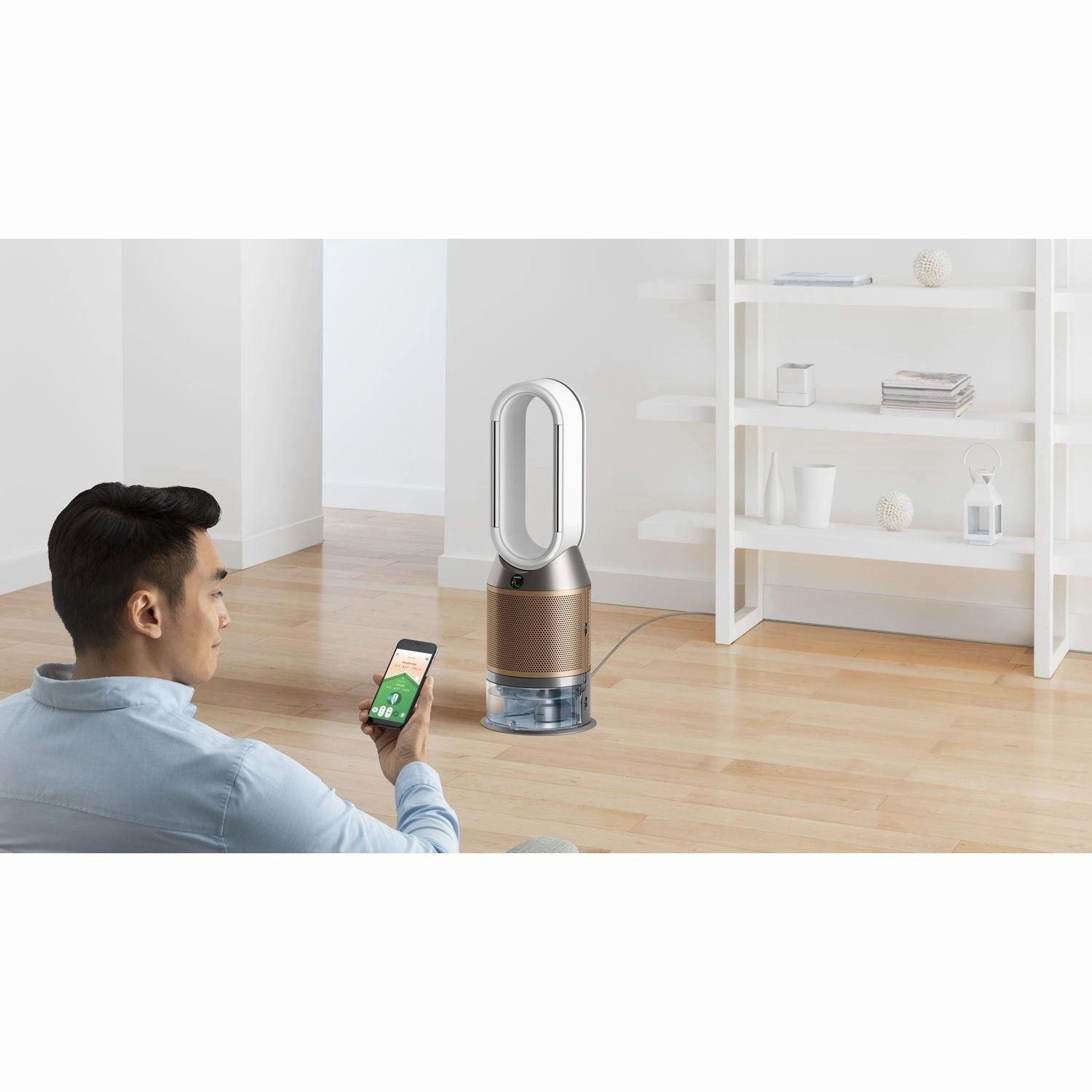 Dyson 90 Degree Oscillation 3 IN 1 Air Purifier - Nickel & Gold | PH04