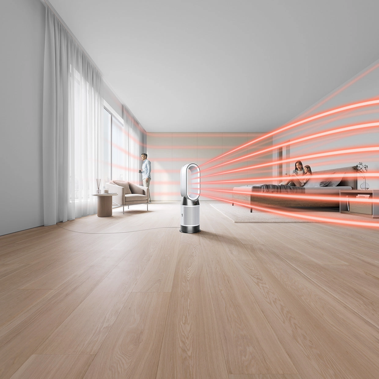 Dyson Hot   Cool Gen1 Air Purifier - White & Silver | HP10