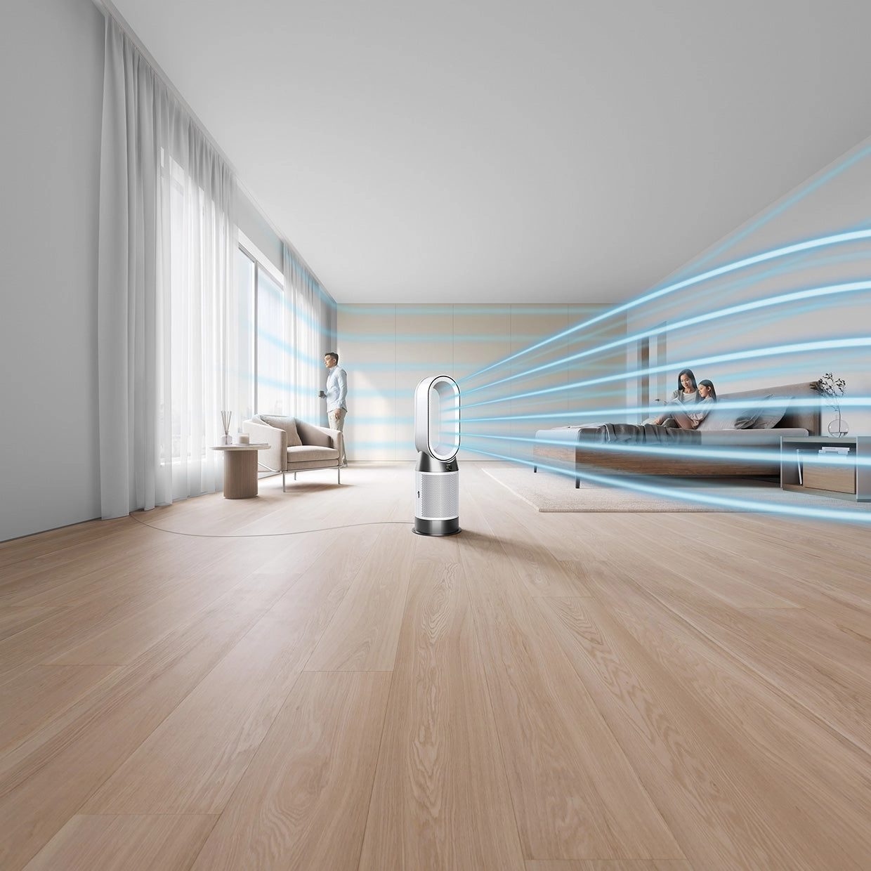 Dyson Hot   Cool Gen1 Air Purifier - White & Silver | HP10