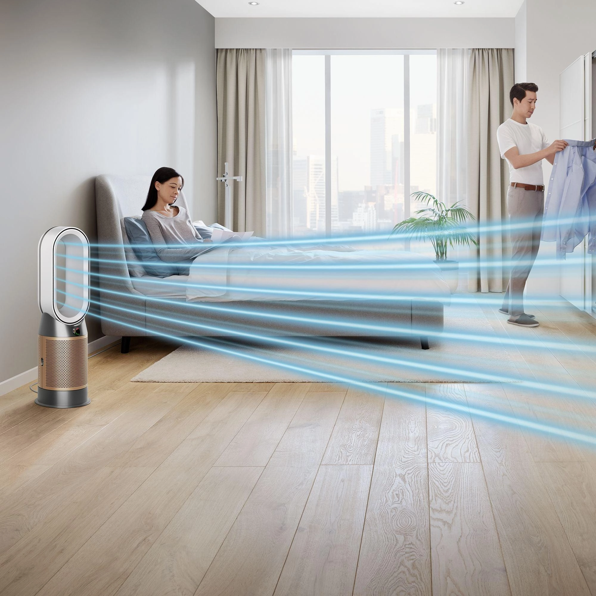 Dyson Pure Hot   Cool Formaldehyde Air Purifying Fan Heater | HP09