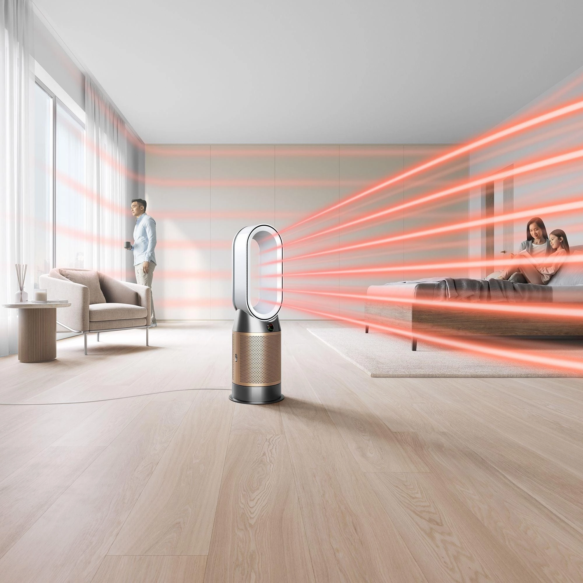 Dyson Pure Hot   Cool Formaldehyde Air Purifying Fan Heater | HP09