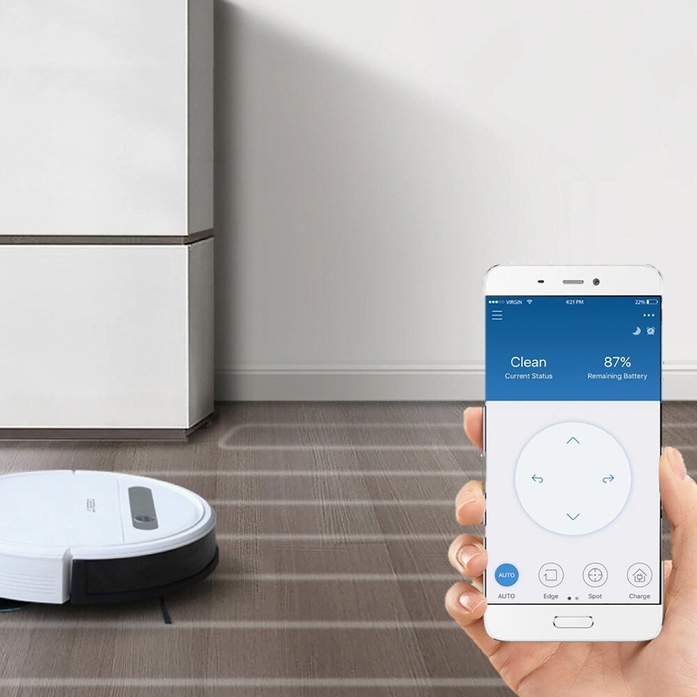 ECOVACS DEEBOT OZMO 610 Bundle: Robotic Vacuum with Service Kit and Replacement Mop Pads