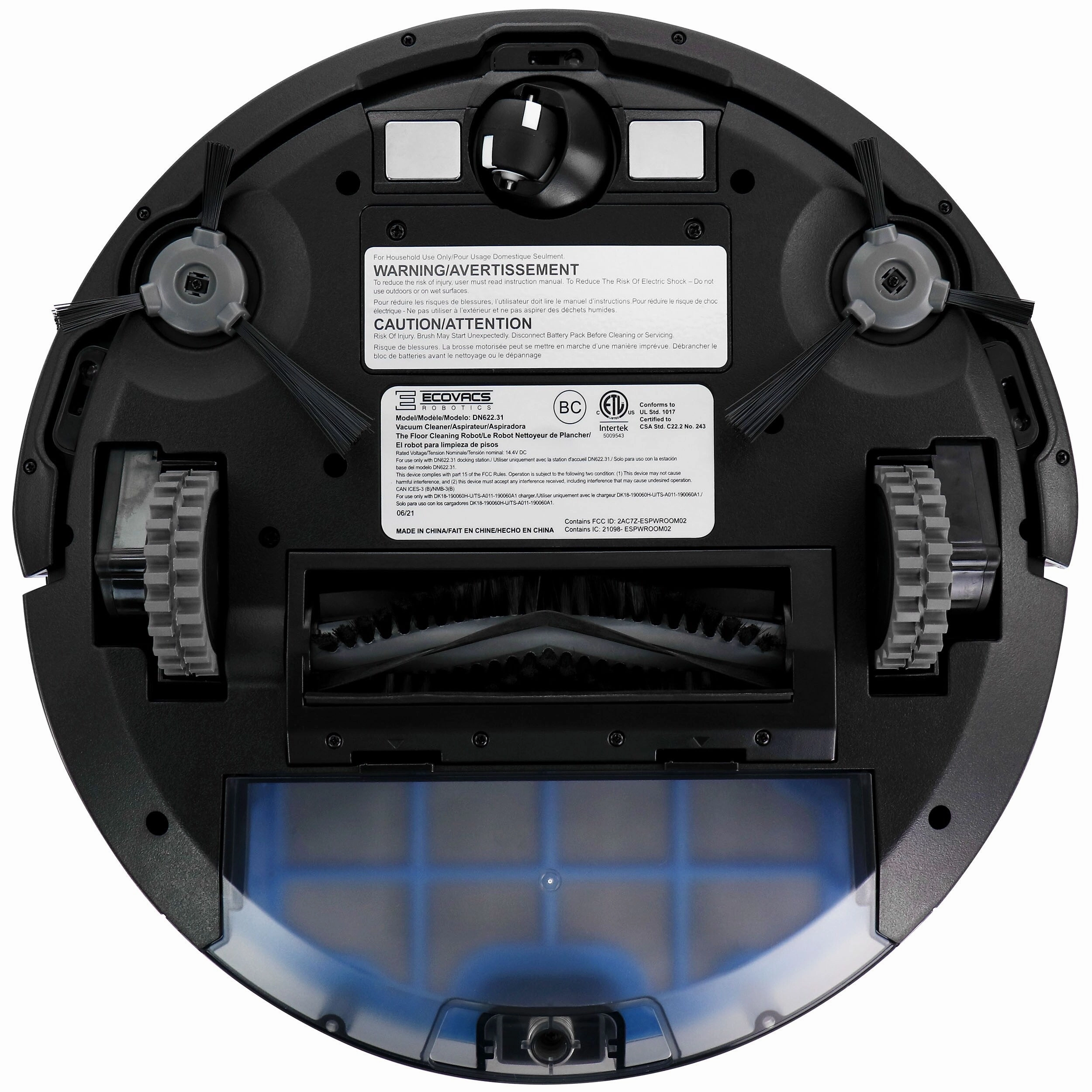 Ecovacs Robotics Deebot N79W Robotic Vacuum Cleaner in Lavender