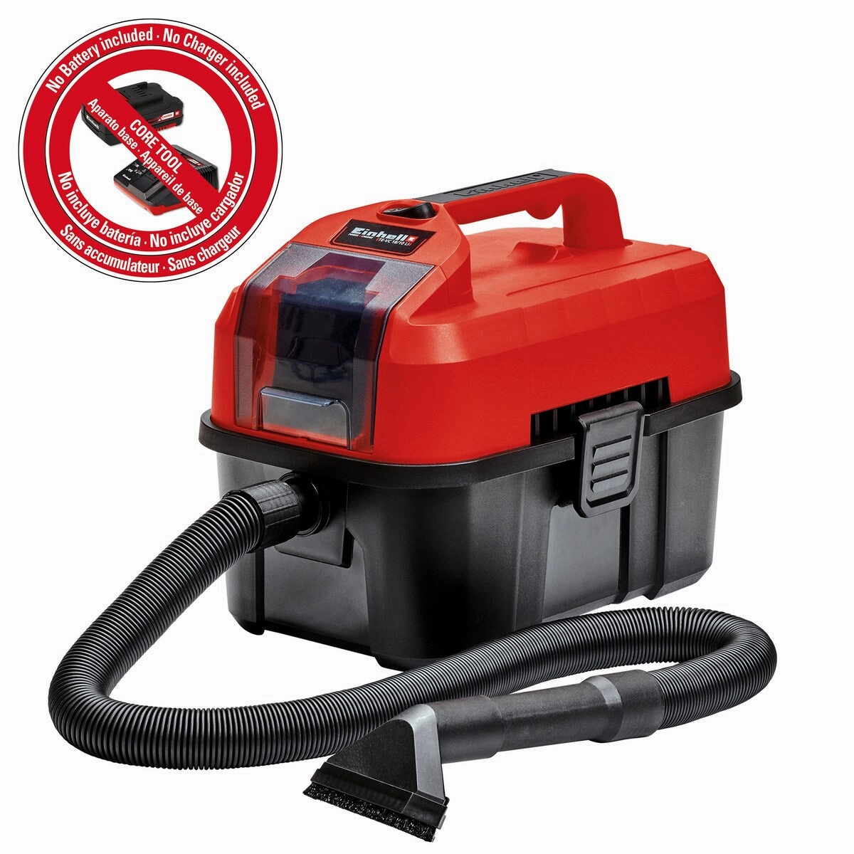 EINHELL TE-VC PXC 18V Cordless 2.7 Gallon Wet & Dry Vacuum. Tool Only