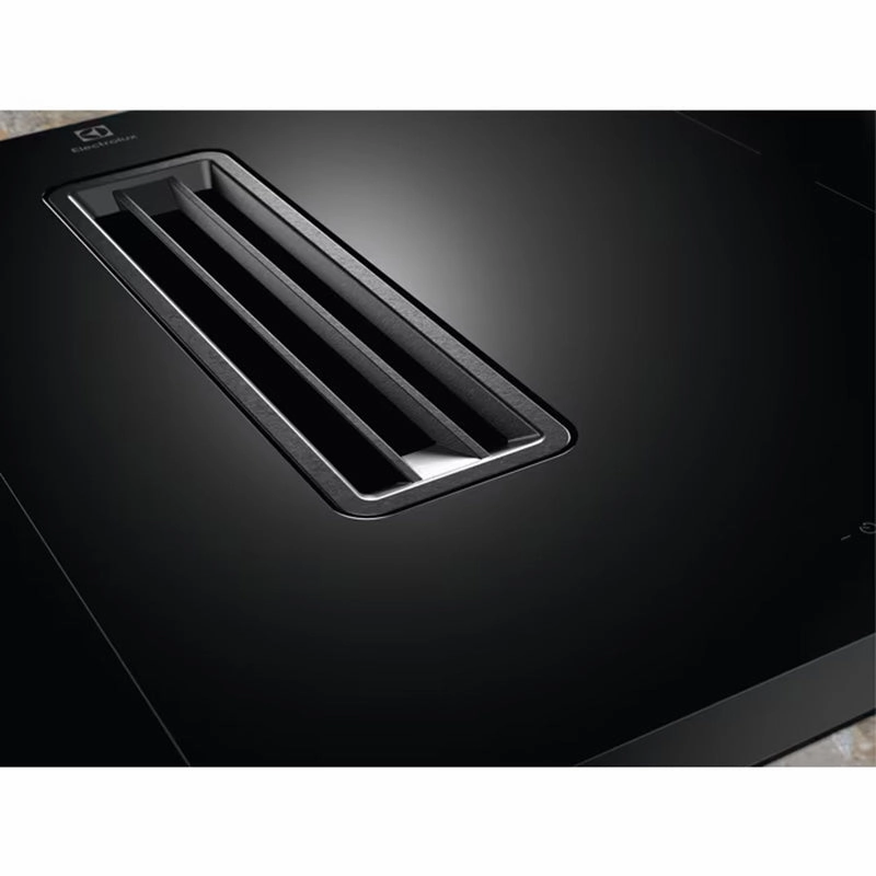 Electrolux 78CM 4 Zone Induction Combo Hob Hood - Black | LCC83443