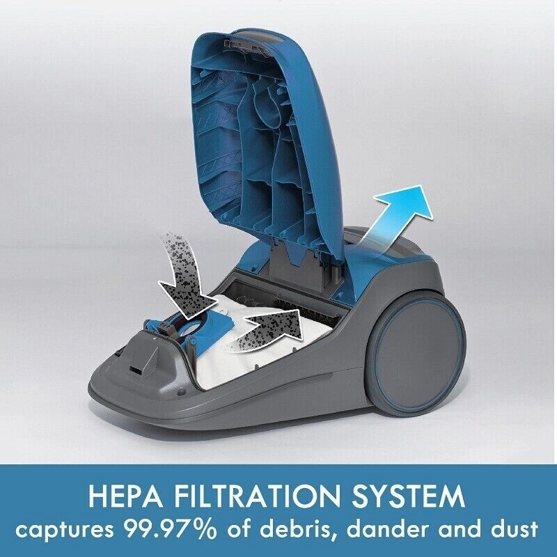 Elite Bagged Canister Vacuum 2.2L Capacity