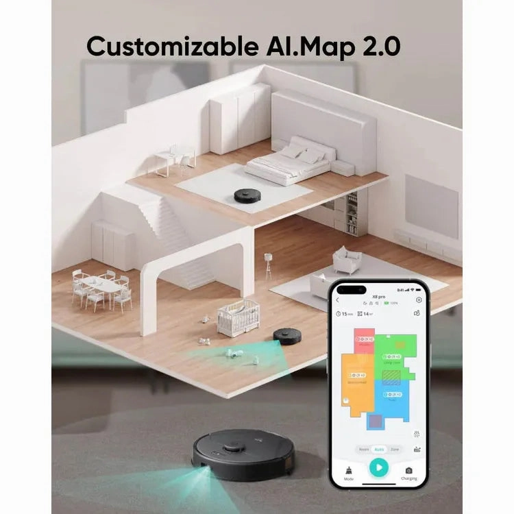 Eufy Clean X8 Pro Robot Vacuum- Black | T2266V11