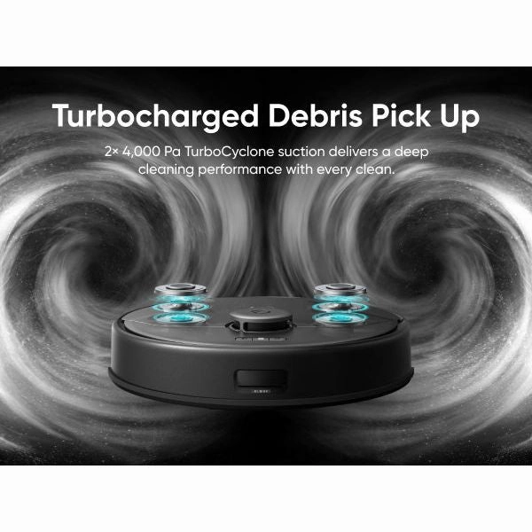 Eufy Clean X8 Pro Robot Vacuum Cleaner with Self-Empty Station - Black | T2276V11