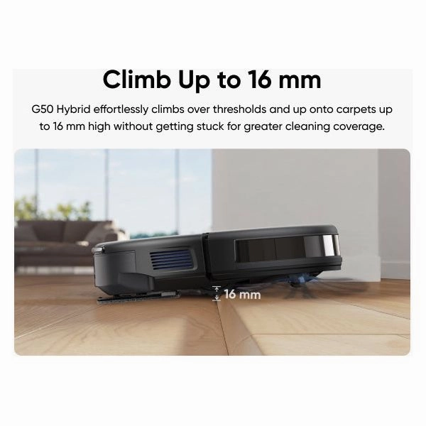 Eufy G50 Hybrid Robot Vacuum Cleaner - Black | T2212V11