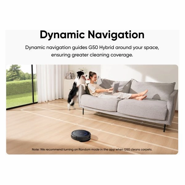 Eufy G50 Hybrid Robot Vacuum Cleaner - Black | T2212V11