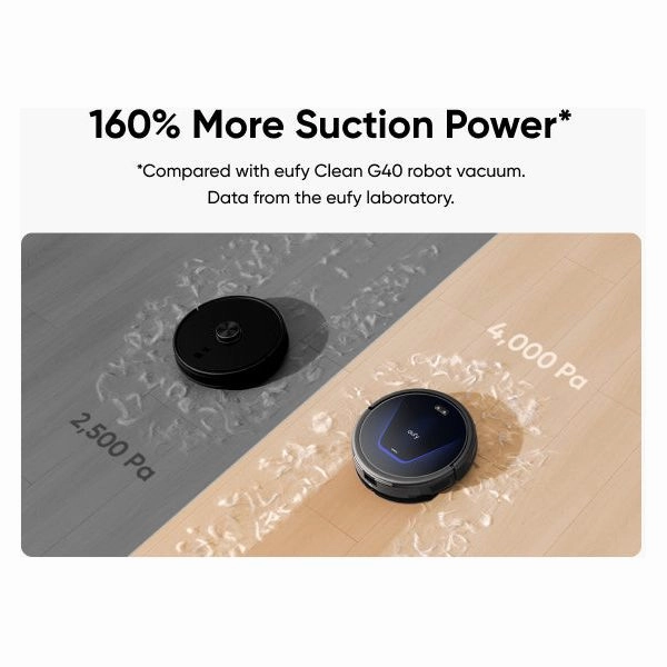 Eufy G50 Hybrid Robot Vacuum Cleaner - Black | T2212V11