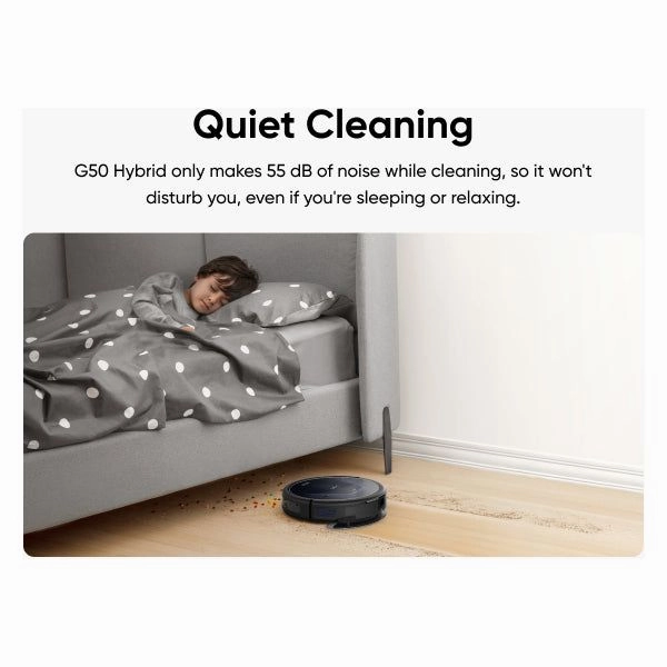 Eufy G50 Hybrid Robot Vacuum Cleaner - Black | T2212V11