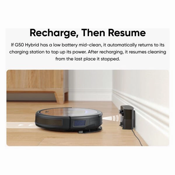 Eufy G50 Hybrid Robot Vacuum Cleaner - Black | T2212V11
