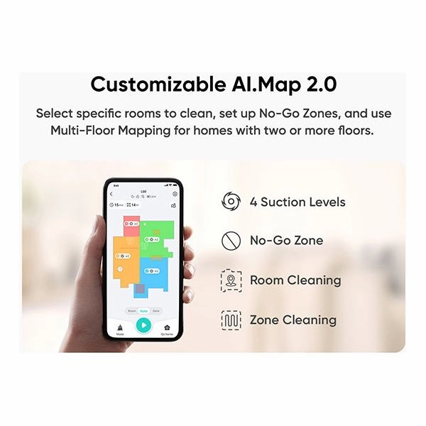Eufy L60 Hybrid Robot Vacuum Cleaner - Black | T2268V11