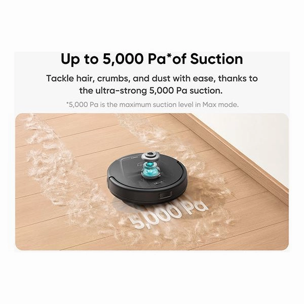 Eufy L60 Hybrid Robot Vacuum Cleaner with Self Cleaning Station - Black | T2278V11