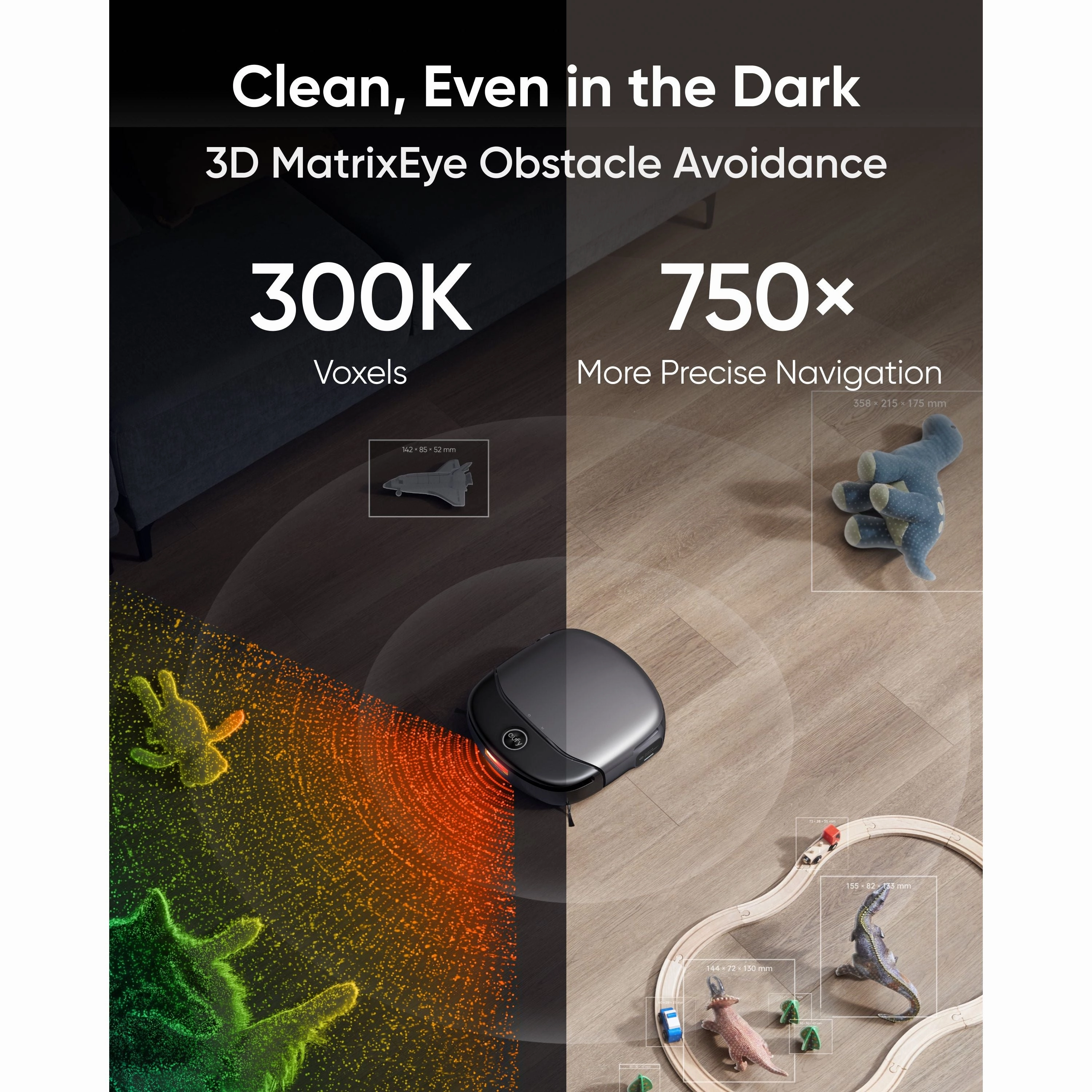 Eufy Omni S1 Pro   Filters Robot Vacuum Cleaner - Black | T2080GA1