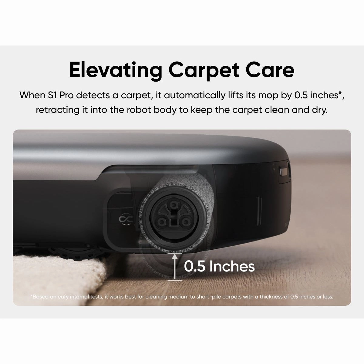 Eufy Omni S1 Pro   Filters Robot Vacuum Cleaner - Black | T2080GA1