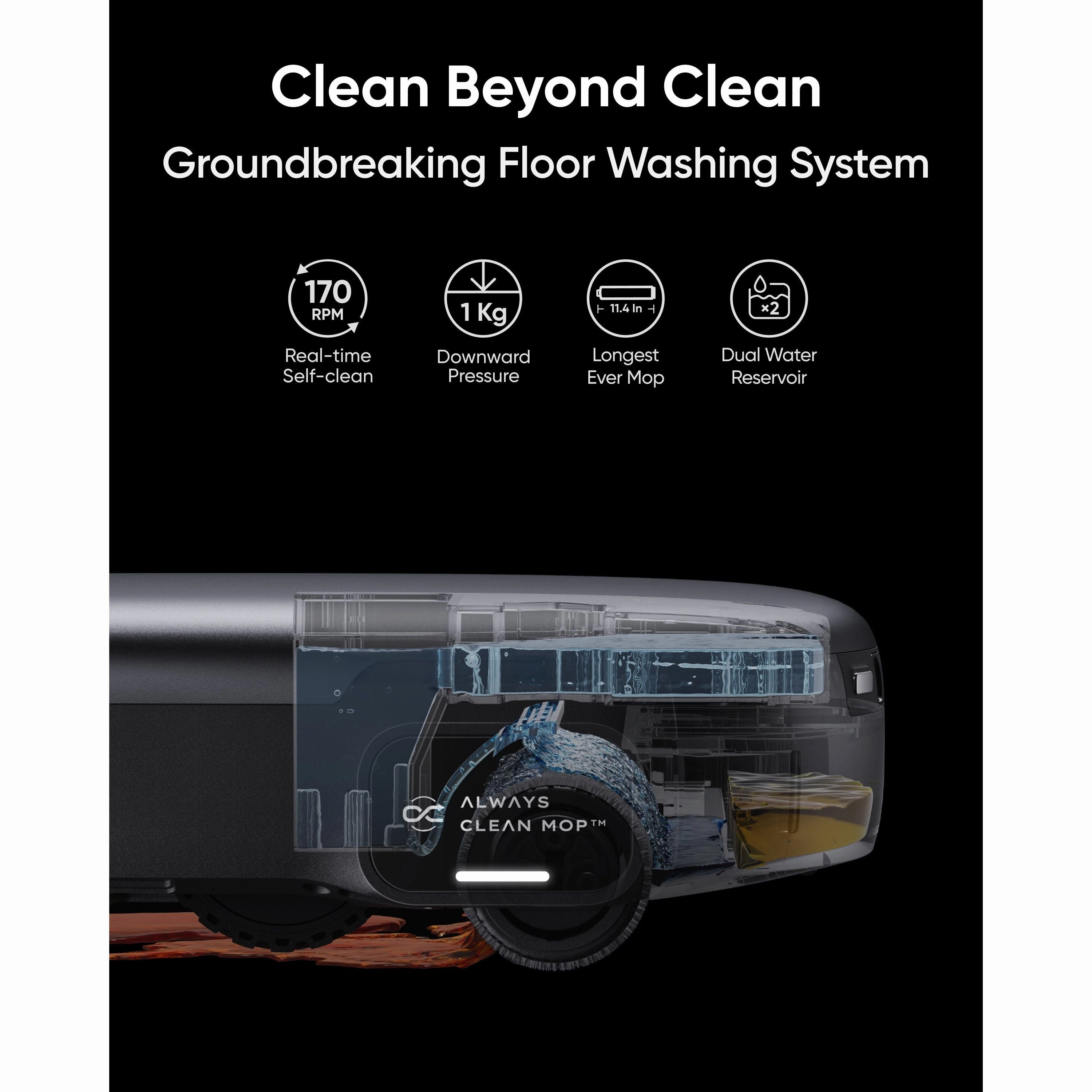 Eufy Omni S1 Pro   Filters Robot Vacuum Cleaner - Black | T2080GA1