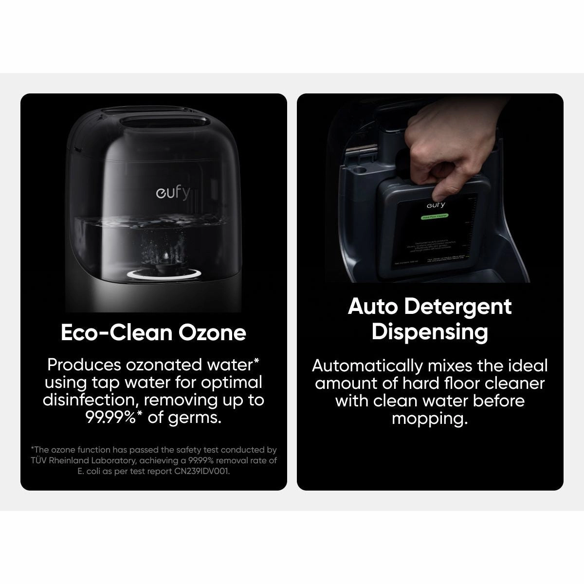 Eufy Omni S1 Pro   Filters Robot Vacuum Cleaner - Black | T2080GA1