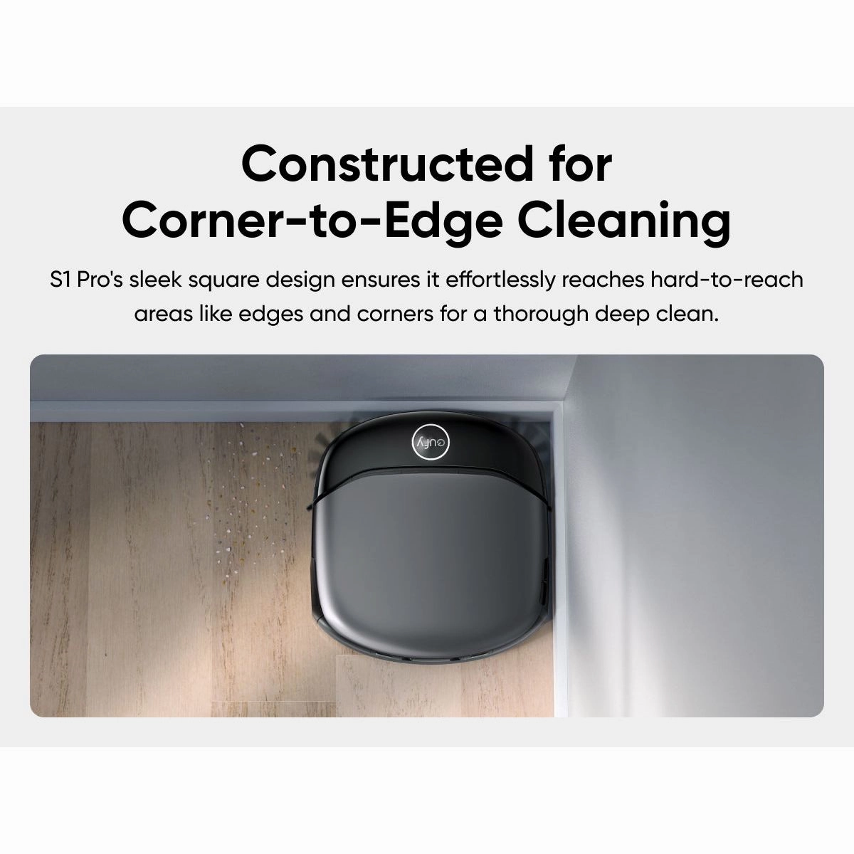 Eufy Omni S1 Pro   Filters Robot Vacuum Cleaner - Black | T2080GA1