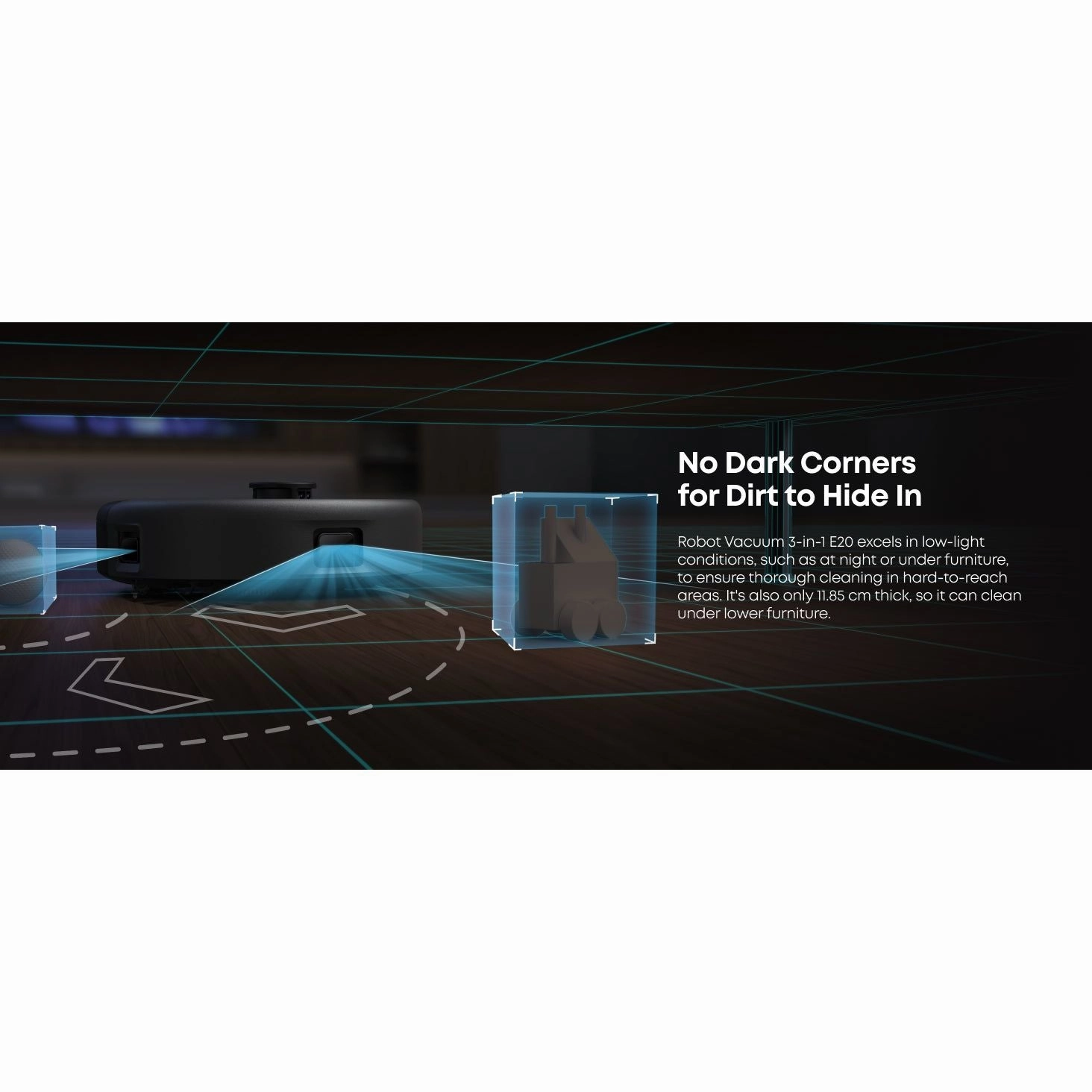 Eufy Robot Vacuum and Stick Vac 3 in 1 E20 | T2070G10