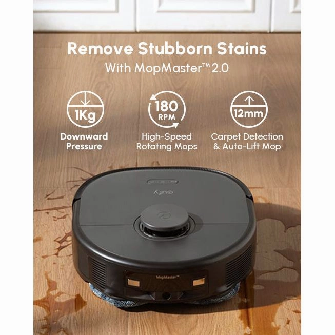 Eufy X10 Pro Omni Bagless Robot Vacuum Cleaner with Self-Empty Station - Black | T2351V11