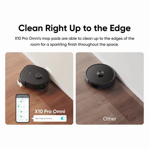 Eufy X10 Pro Omni Bagless Robot Vacuum Cleaner with Self-Empty Station - Black | T2351V11