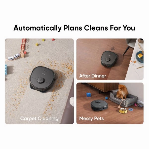 Eufy X10 Pro Omni Bagless Robot Vacuum Cleaner with Self-Empty Station - Black | T2351V11