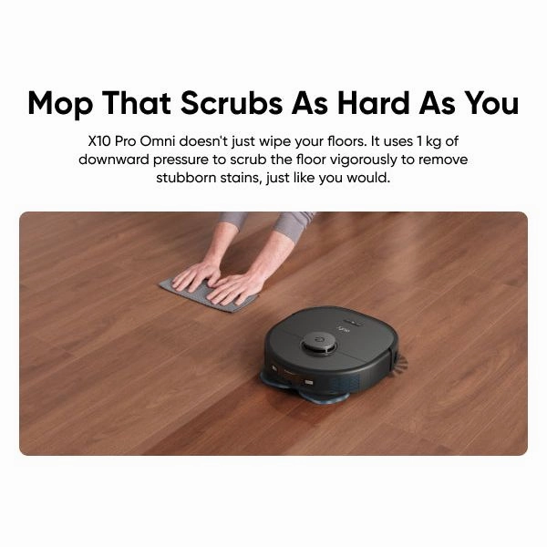 Eufy X10 Pro Omni Bagless Robot Vacuum Cleaner with Self-Empty Station - Black | T2351V11