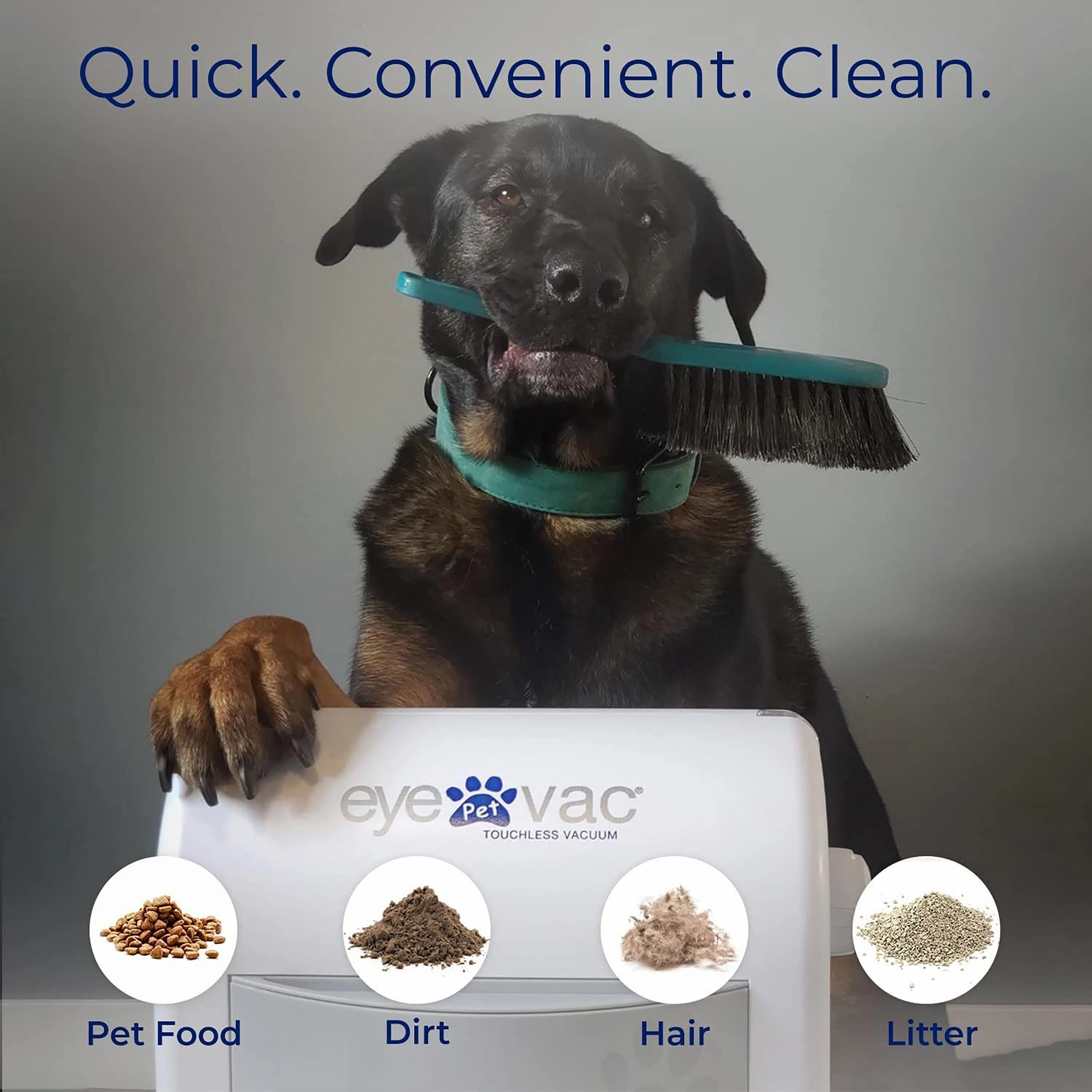 Eyevac Pet Touchless Vacuum - 1.6 Gallon