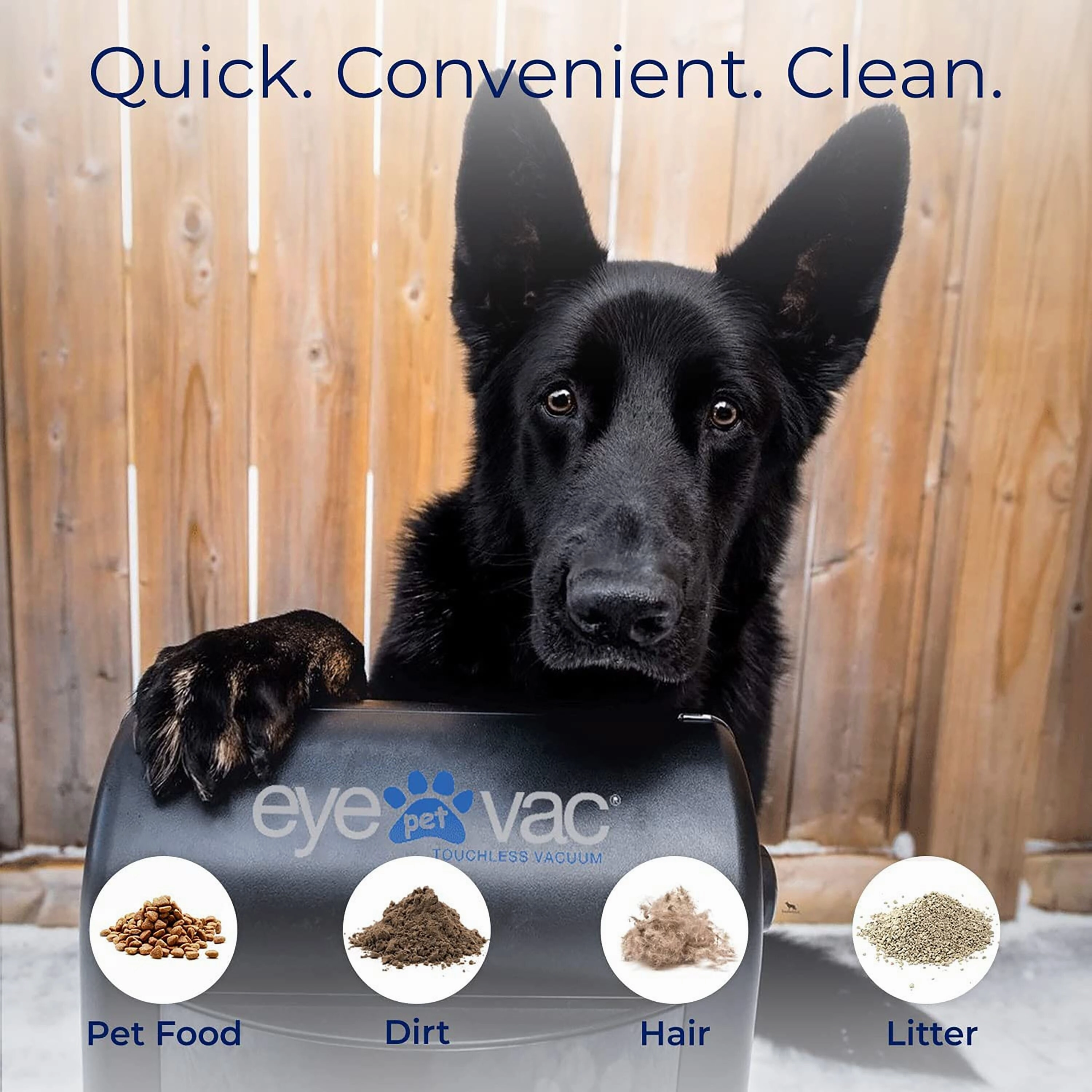 Eyevac Pet Touchless Vacuum - 1.6 Gallon