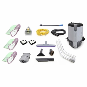 Fully Loaded Proteam ProVac FS6 6 QT Commercial Backpack Vacuum Cleaner