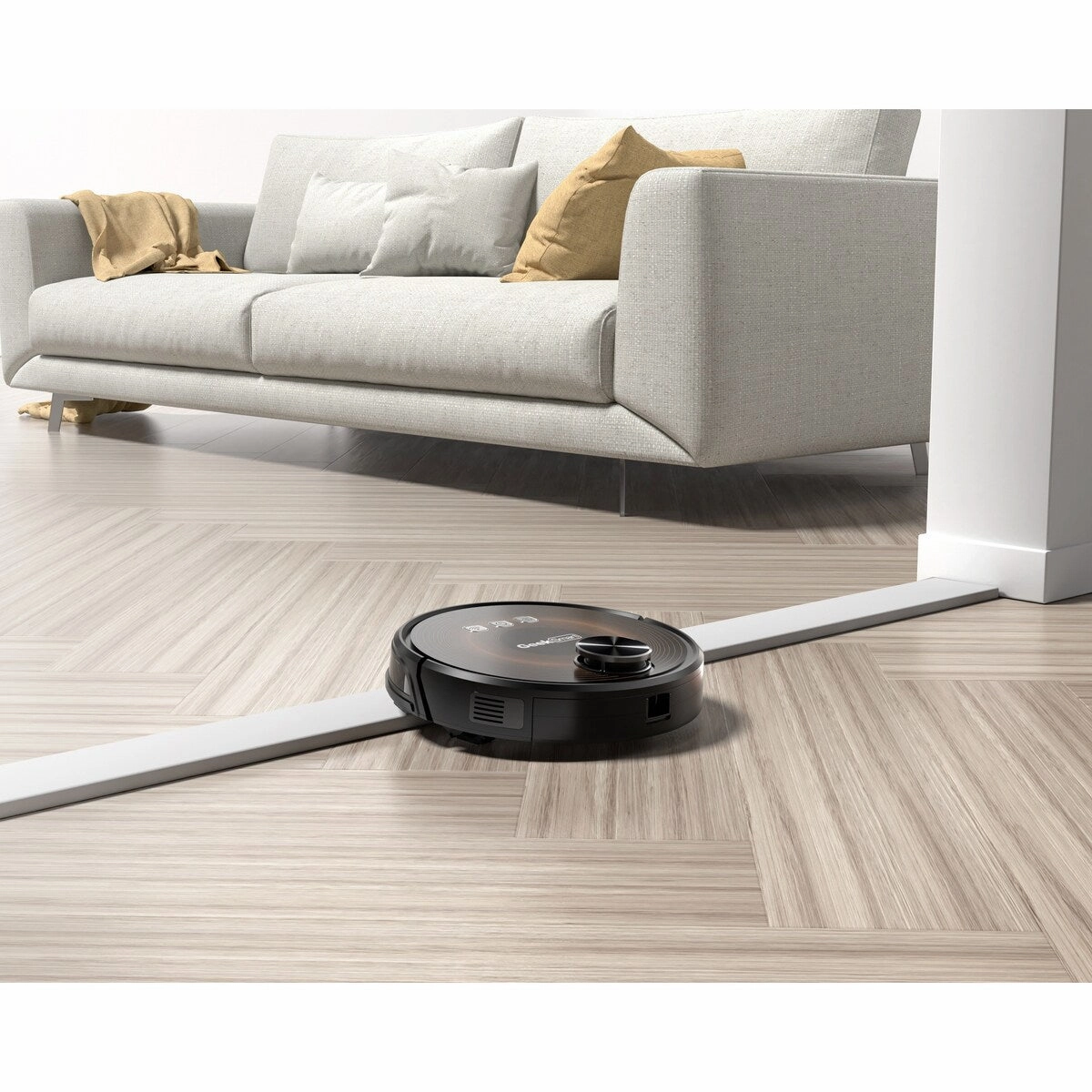 Geek Smart L8 2700 PA Suction Robot Vacuum Cleaner and Mop. LDS Navigation. Wi-Fi Connected APP